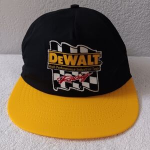DeWalt Racing Black and Yellow Cap